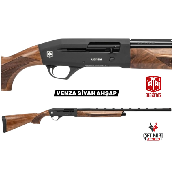 ATA ARMS VENZA SİYAH AHŞAP YARI OTOMATİK AV TÜFEĞİ